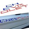 ABS Car Tail Letter Stickers Accessories for Chevrolet SILVERADO Auto Rear Trunk Emblem Badge Decal Decoration