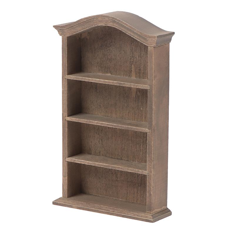 1:12 Dollhouse Miniature Wooden Display Cabinet Cake Candy Cabinet Storage Rack Organizer Display Shelf Stand Store Scene Model
