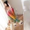 Tights Women Stockings Pantyhose Rainbow Socks Thin  Stripes Colorful Spring Autumn Gradient Pantyhose Party Gift