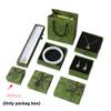 Matcha Green Gift Box Bow Ring Box Fashion Necklace Packaging Box  Luxury Packaging