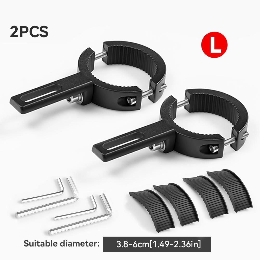 Motorcycle Headlight Spotlight Mount Bracket Light Lamps Holder Adjustable 20mm-60mm Fork Mount Clamp Lamp Holder Clamp Bracket