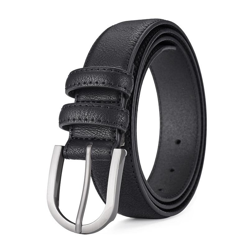 Men'S Casual Pin Buckle Belt Men'S Belt Pu Belt Men'S Premium Belt Men'S