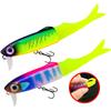 Oem Freshwater Bass Perch Trout Wobbler Fishing Lure Pesca Artificial Hard Baits 65mm 5g Floating Minnow Bait With 3 Soft Tail