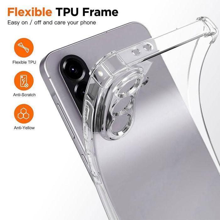 Coque Silicone - BOOLING - pour Samsung Galaxy A37 5G - Antichoc Slim Coins Renforcés Transparent