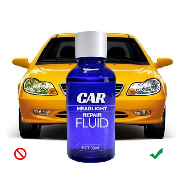 Car Headlight Restoration Kit Headlamp Scratch Remover Repair Refurbish Long Lasting UV Protection Car Polish Liquid Cleaners