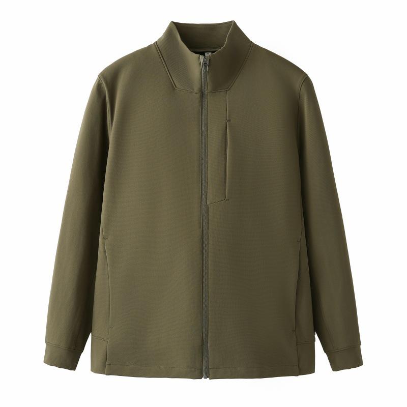 

Мужская повседневная куртка на молнии с воротником-стойкой Tsutaya - Эластичная в четырех направлениях, Идеальна для города и активного отдыха M (50-60 kg)