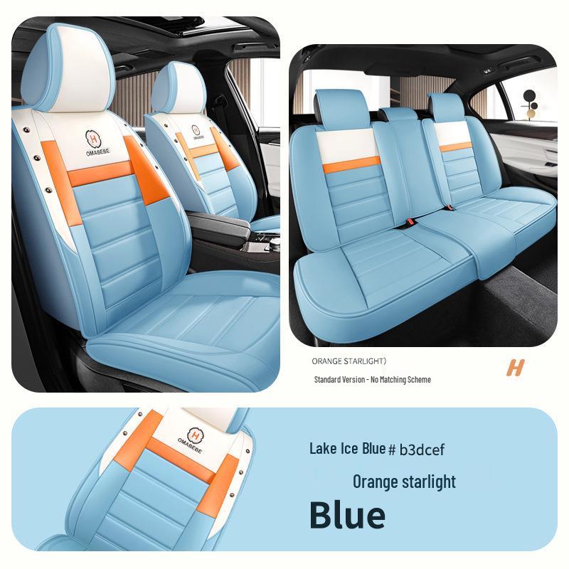 Yuexiang V3 Aeolus AX7 Yixuan MAX Orange Star Light Hermes Nappa Leather Car Seat Cushion