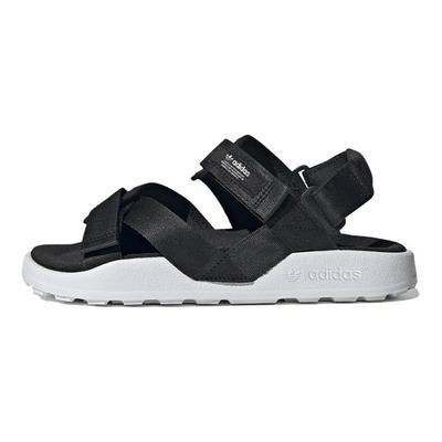 Sandale Adilette Adventure Noir Blanc Baskets Femmes Noir Core Blanc Nuage Blanc Cassé HP2184