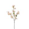Plastic Artificial Peach Blossom Branch Real Touch Fake Flower Silk Cherry Blossom  Wedding Decor