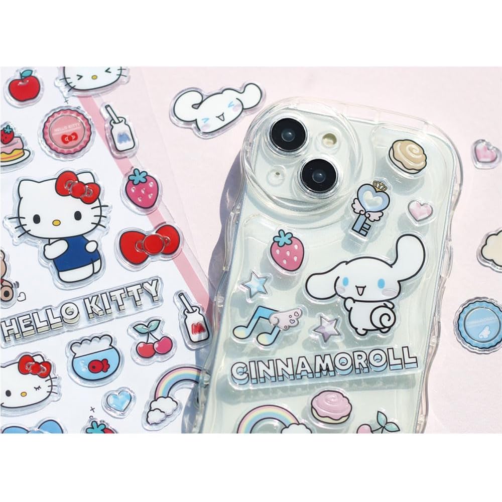 T's Factory Sanrio Characters Petamelow Sticker Cinnamoroll H175 x W90mm Generic Sticker