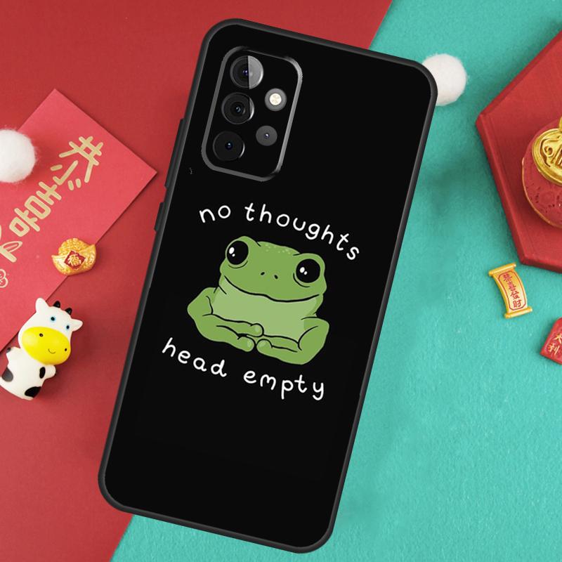 Cute Cartoon Frog Case For Samsung Galaxy A17 A55 A35 A15 A32 A52 A13 A33 A53 A14 A34 A54 A06 A16 A26 A36 A56