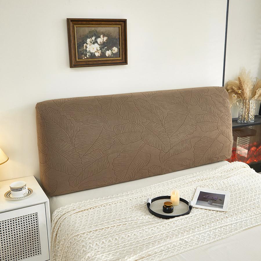 Высококачественная эластичная жаккардовая чехол на изголовье кровати, легко моющийся, всесезонный, чехол на прикроватную тумбочку для спальни S