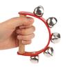Handbell Hand Bells With 5Pcs/7Pcs Jingle Bells Wood Handle Musical Instrument Bell Toy Gift For School Music Class Home Daycare