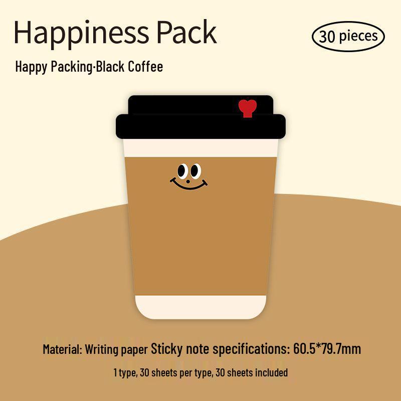 Infeel.Me Irregular Shape Sticky Notes - Creative Adhesive Office Message Notes, Reusable and Fun!
