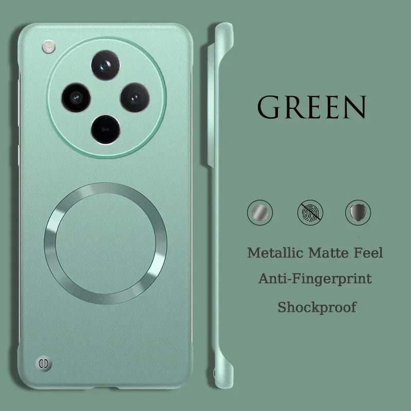 Ultra Thin Metallic Frameless Magnetic Case For OPPO Find X8 Pro X8 Ultra X8S X8S Plus Magnetic Shockproof Protect Cover