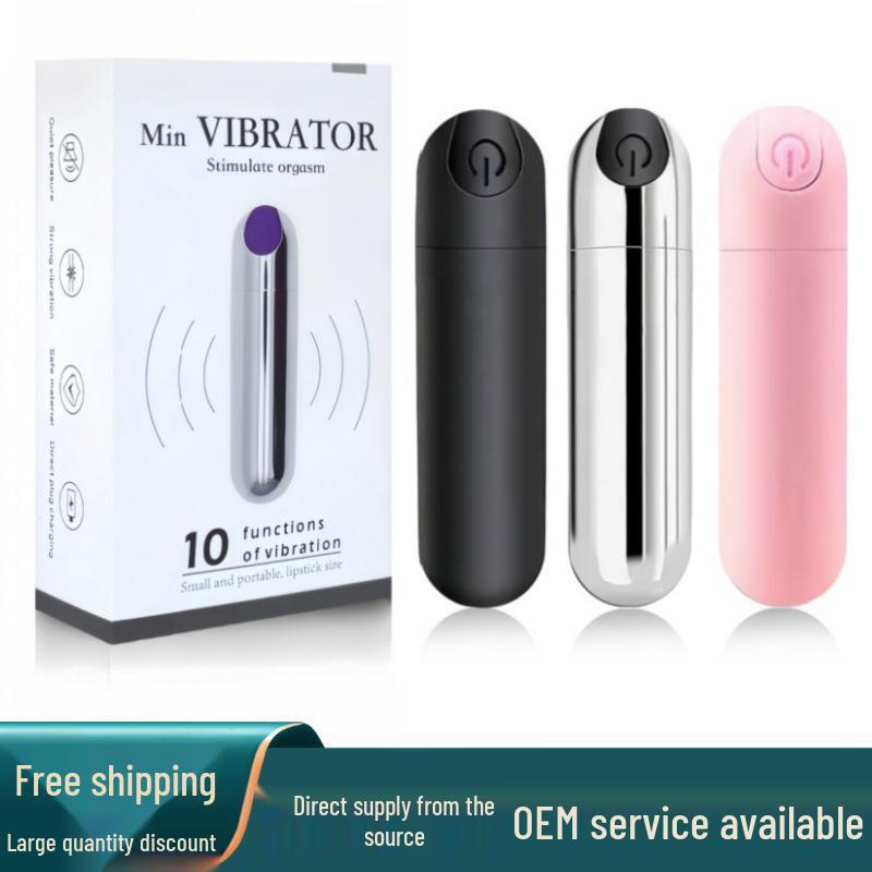 Multi-Speed Wireless Vibrating Bullet for Couples - Mini Massager & Anal Plug