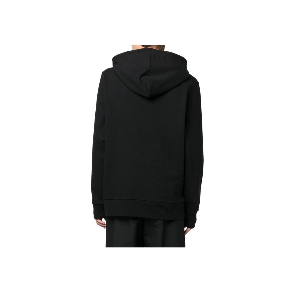 Y-3 FW22 Allover Logo Print Hoodie Men Hoodie Black HT4732