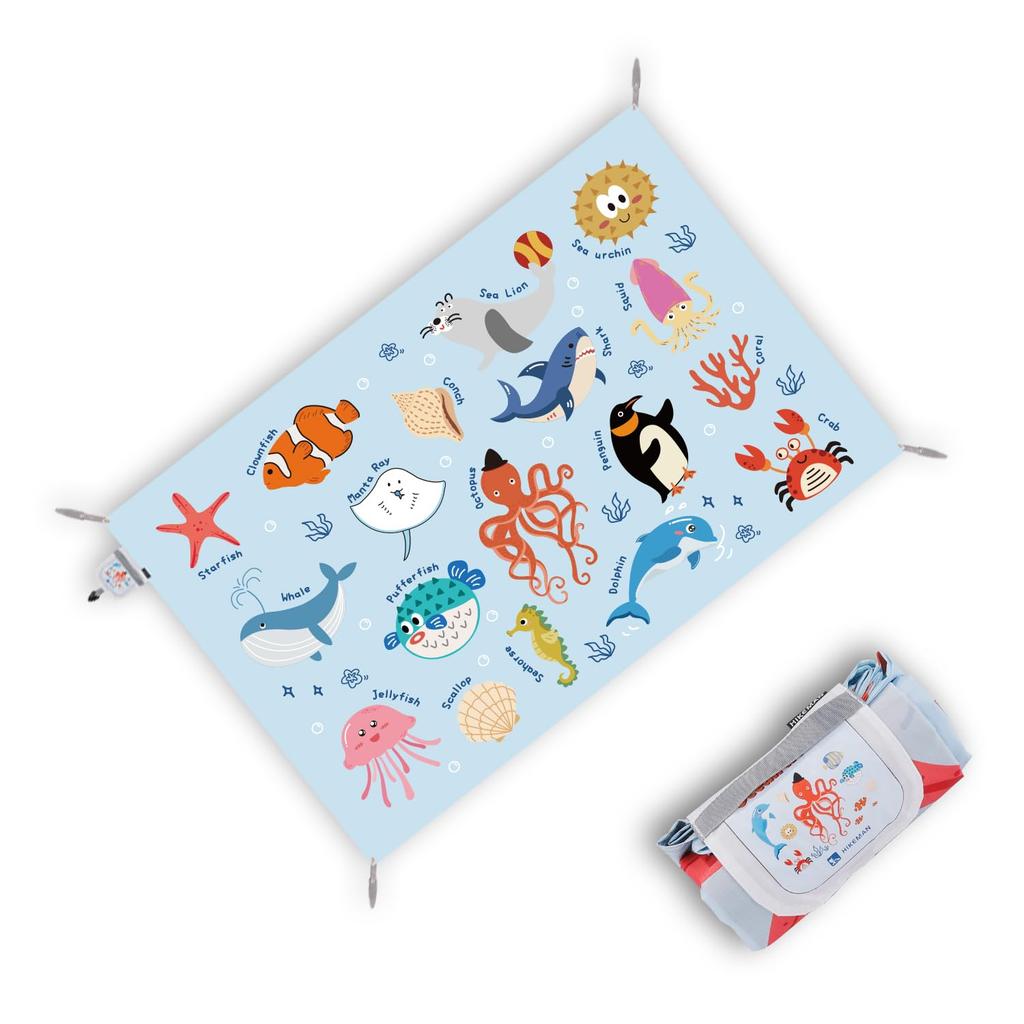 Leisure Beach Outdoor Lightweight Picnic Pegs No Storage Bag For or 3 Ground Tent Cherry Blossom Mountain Climbing Life Sheet, Sand-Proof, Waterproof,