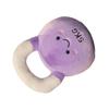 Soft Plush Kettlebell Shape Throw Pillow Toy For Newborns Infant Sensory Development Safe Gift