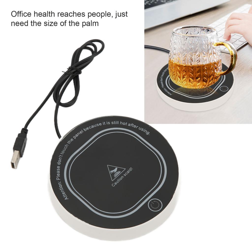 Cup Warmer Pad Constant Temperature USB Intelligent Utility Cup Heating Mat for Coffee Milk Tea