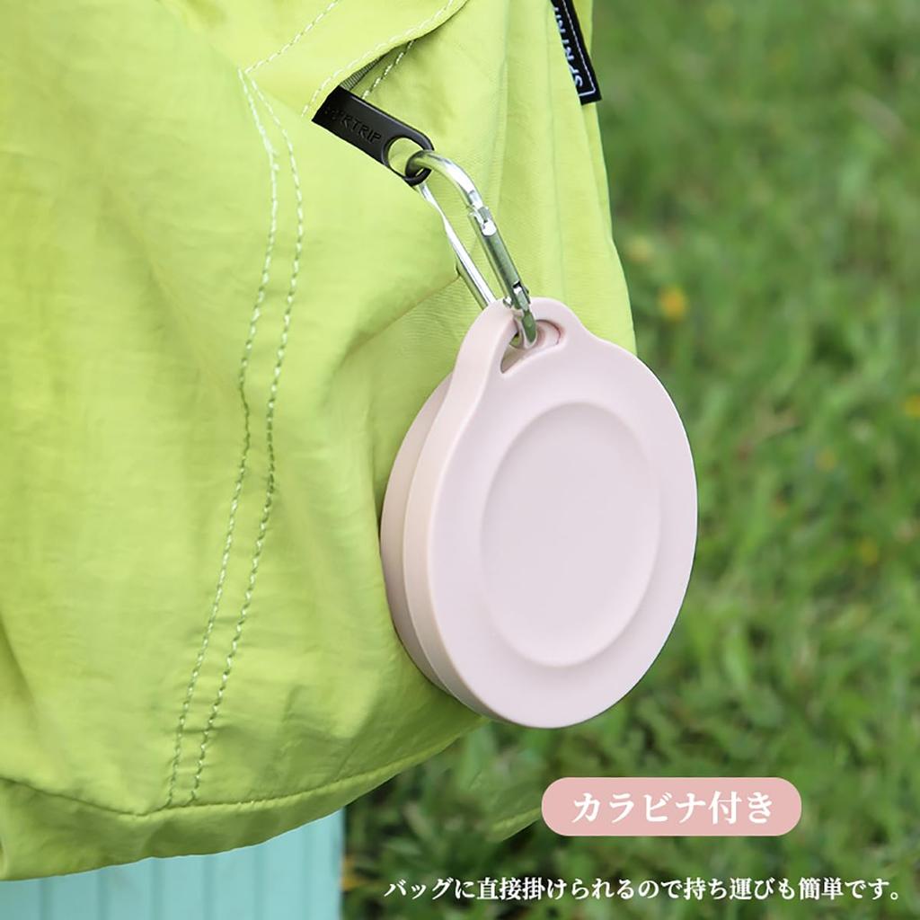 Folding Cup 180ml Folding Cup with Lid Silicone Portable Coffee