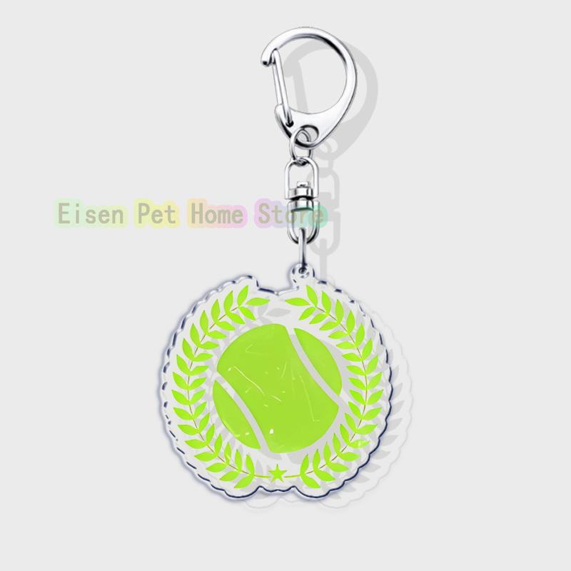 Classic Sports I Love Tennis Keychains for Accessories Bag Hobby Bike Car Keyrings Jewelry Friends Father Boyfriends Gifts