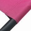 vidaXL Sun Lounger with Sun Canopy and Cushion Pink