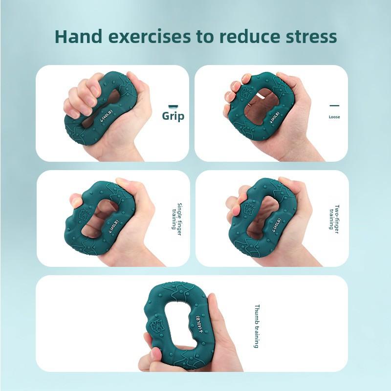 New Grip Silicone Grip Ring Wrist Finger Training Equipment Forearm Strength Training Grip