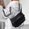 Fromheaven Unisex Casual Leather Crossbody Bag