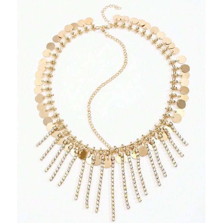 

Golden Hair Ornament Featuring Crystal Embellishments For Casual Or Formal Wear 1