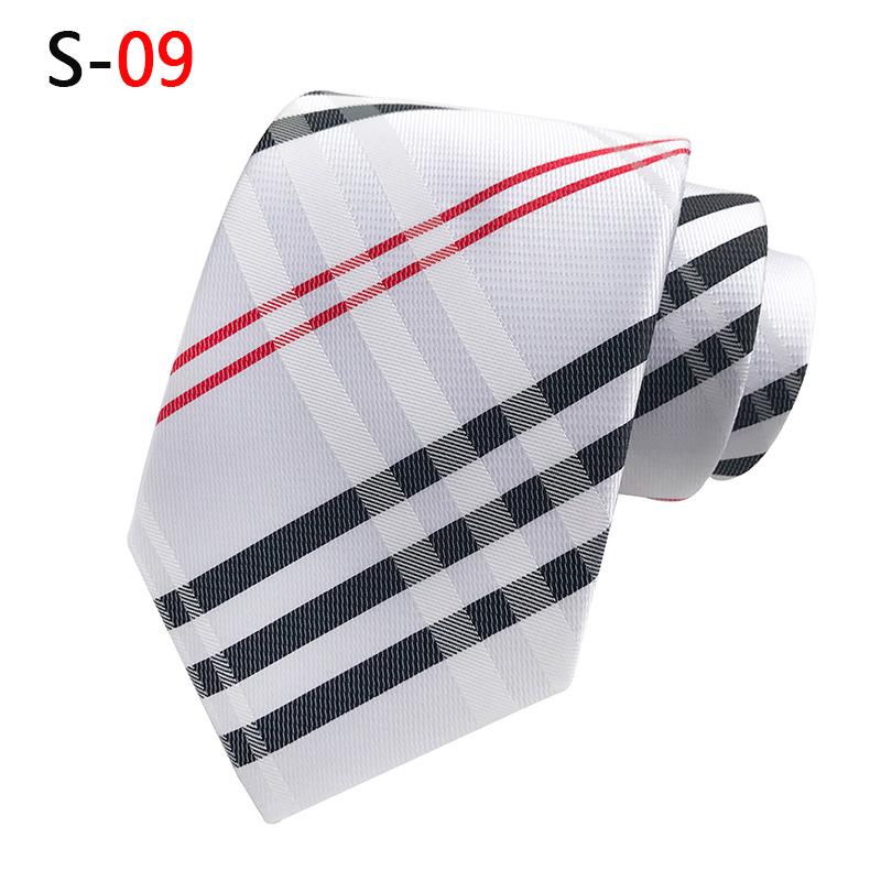 Мужской галстук из полиэфирного шелка, серия «Шотландская клетка», 2025 г.