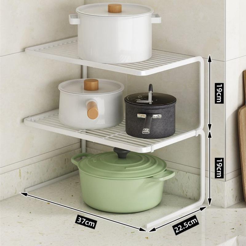 Multi-Layer Kitchen Countertop Storage Rack and Organizer