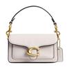 Tabby 12 Classic C Top Handle Cowhide Crossbody Shoulder Handbag Mini Women's Chalk White
