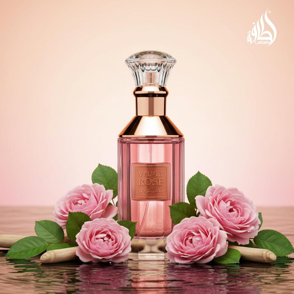 Lattafa Velvet Rose Long Lasting Perfume, 100ml