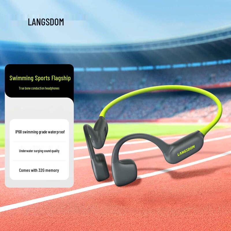 

Lanshton AirSwim Neo Open-Ear Bone Conduction Sports Headphones