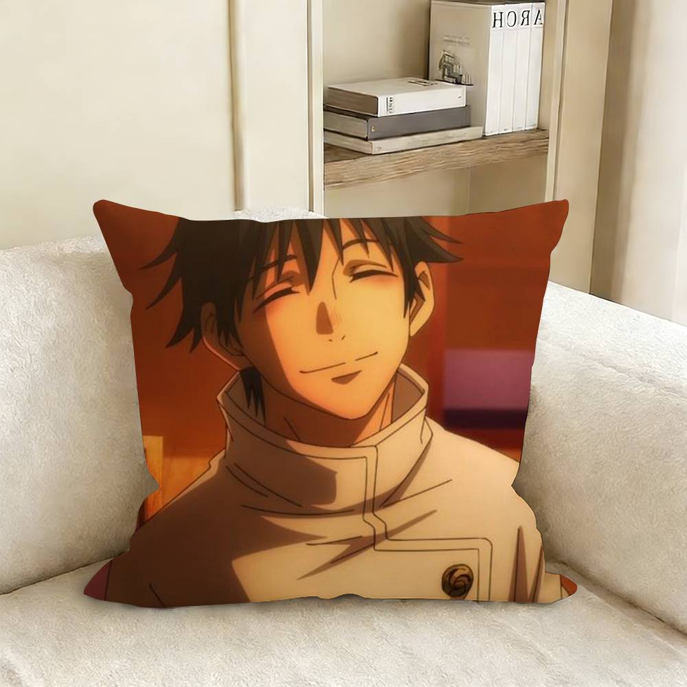 

OOkkotsu Yuta JJujutsu KKaisen Pillow Case Living Room Sofa Cushion Cover Suitable For Home Bedroom Room Decoration 30X30cm