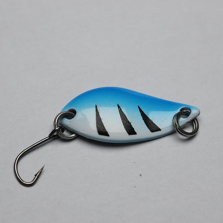 Sunflower Seed Sequin Stream Lure Set: Conola Color with Striped Horse Mouth Design