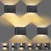 Automatic Lighting Solar Wall Lamp IP65 Waterproof Warm Light Outdoor Solar LED Light Energy Saving Wall-mounted