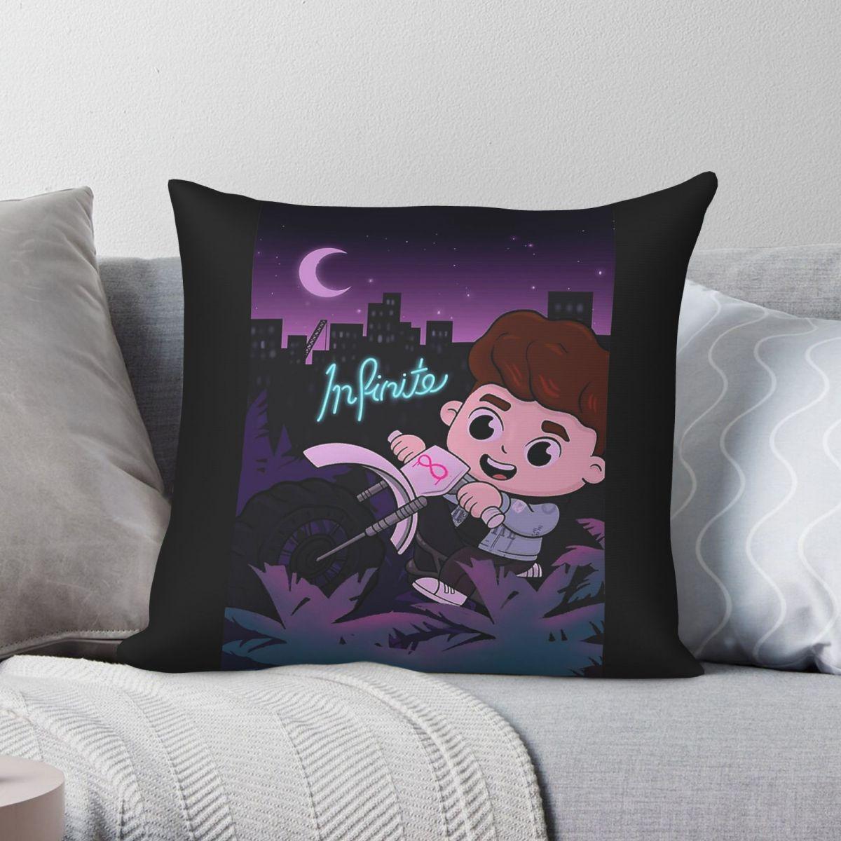 Exquisite Ornaments Unisex Infinite Youtuber Caylus Cunningham Square Pillowcase Polyester Linen Velvet Pattern Zip Throw Pillow Sofa Seater Cushion Cover