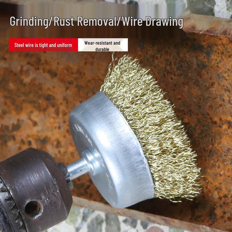 JZDASI 50mm Bowl-shaped Wire Brush Heads