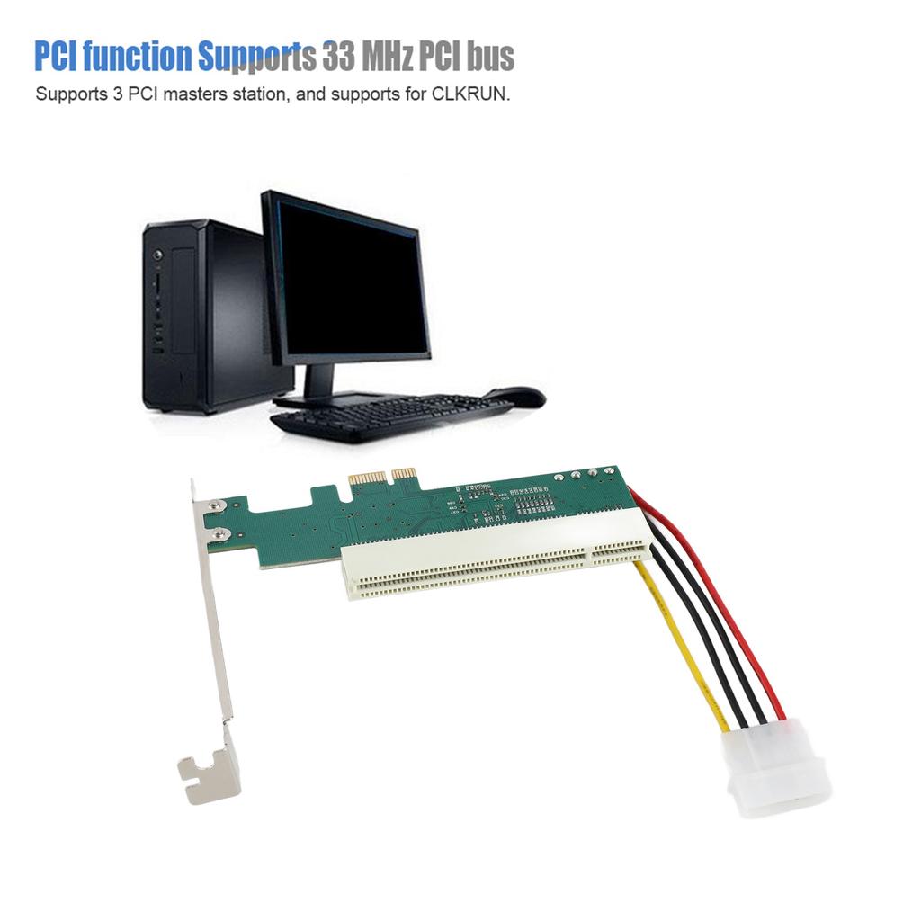 ST41 PCI-E X1 To PCI 2.5GHz Adapter Board ASM1083 PCI Express X1 To PCI 32Bit Riser Card