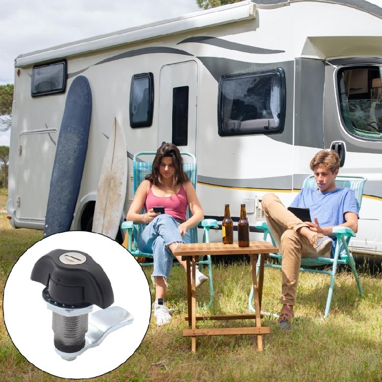 Truck Campers Door Lock Latches Telescopic Function Campers Trailer Cabinet Garage Door Lock Hardware Accessories