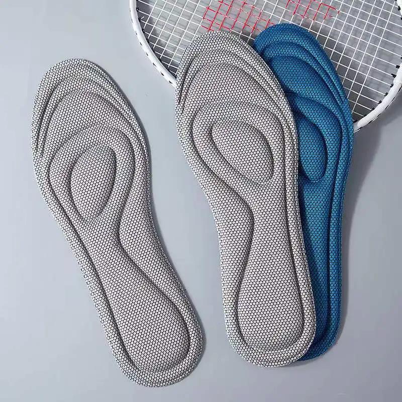 Unisex Memory Foam Orthopedic Insoles For Shoes Antibacterial Deodorization Sweat Absorption Insert Sport Shoes Running Pad