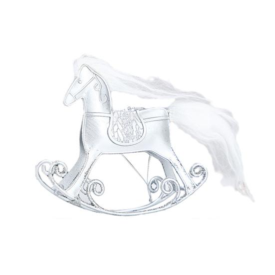 Weihnachts Schaukelpferd Ornament Weihnachtsbaum Hängende Schaukelpferd Dekoration Anhänger Zuhause Büro Schreibtisch Pferdefigur