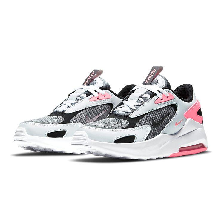 Nike Air Max Bolt Cushioning Abrasion Resistant Low top Running Shoes Black White Pink Unisex CW1626-003