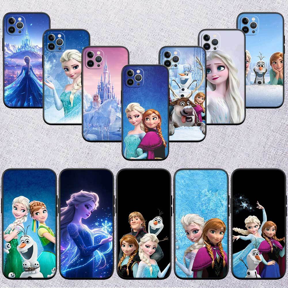 Frozen Olaf Elsa Anna Shockproof Phone Case for iPhone 6 6s 7 8 11 12 13 14 15 16 17 16E XS Pro Max XR X SE Air