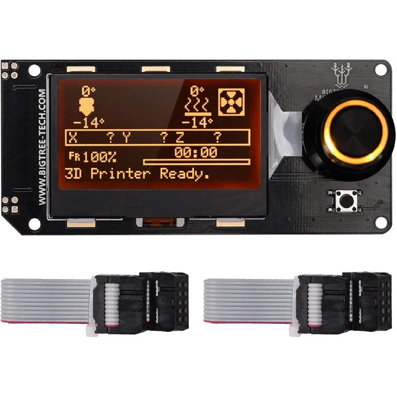 BIGTREETECH Mini12864 V2.0 LCD Graphic Smart Display Control Board with Adapter and Cable for Ender-3 VORON 2.4 Prusa-i3 3D Printer RAMPS 1.4 RepRap
