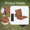 Outdoor Camping Backrest Floor Chair with Carry Bag Camp Foldable Chairs Pad,