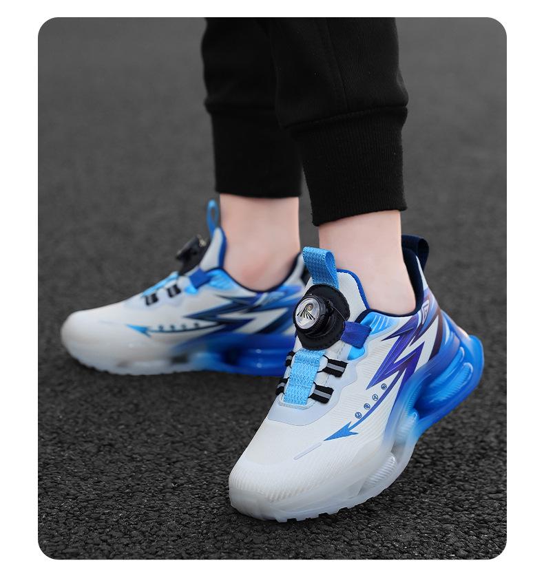 2025 Autumn/Winter Boys' Non-Slip Leather Sneakers – Waterproof Casual Shoes for Primary & Middle School Students