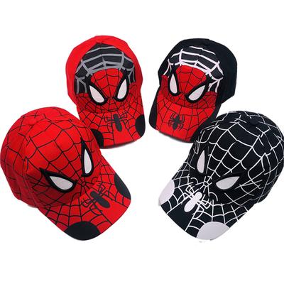 Children Youth Spider Man Cotton Cartoon Baseball Cap Outdoor Leisure Sun Protection Hat